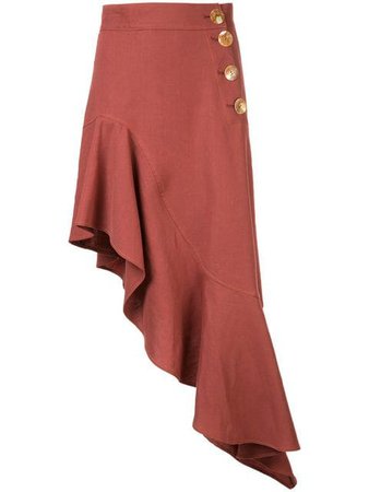 Rejina Pyo Asymmetrical Midi Dress - Farfetch