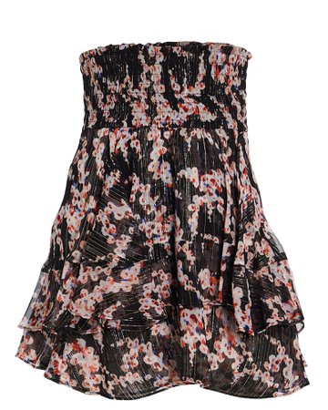 A.L.C | Vera Lurex Floral Mini Skirt | INTERMIX®