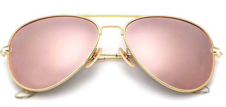 Gold and rose gold aviators from Belle & Ten