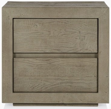 Coco Republic Tito Bedside Table w Two Drawers