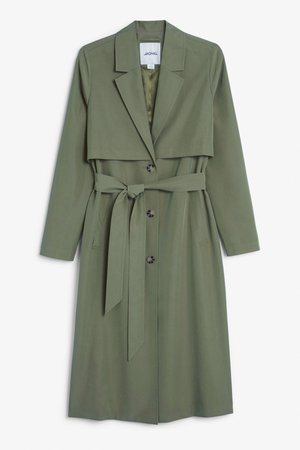 Soft trench coat - Two olives please - Coats & Jackets - Monki GB