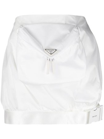 Prada Re-Nylon cargo-pocket miniskirt white 21H903S2111WQ8 - Farfetch