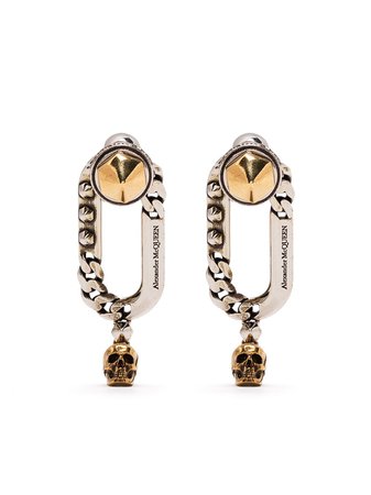 Alexander McQueen Safety Pin And Stud Earrings - Farfetch