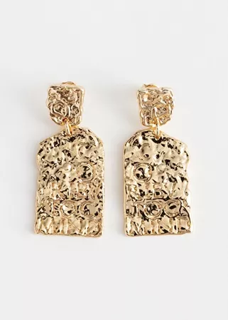 Ancient Pendant Earrings - Gold - Drop earrings - & Other Stories