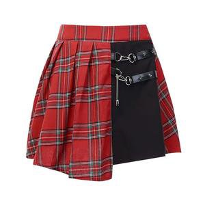 Best Kawaii - High Waist Plaid Mini Skirt – BestKawaii