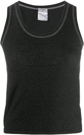Pre-Owned 2004 logo embroidery knitted tank