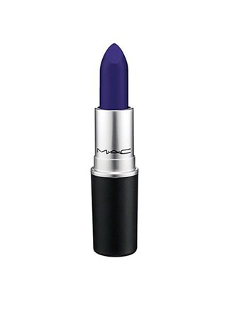 dark blue lipstick MAC