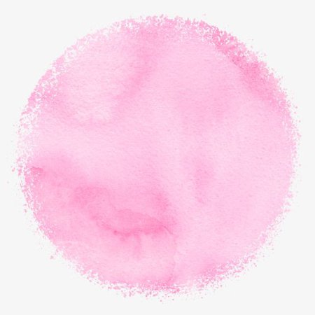 Pale Pink Watercolor Circle
