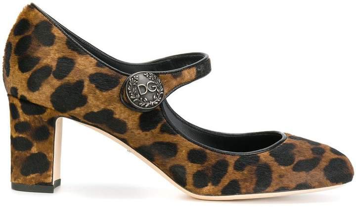 leopard print Mary Jane pumps