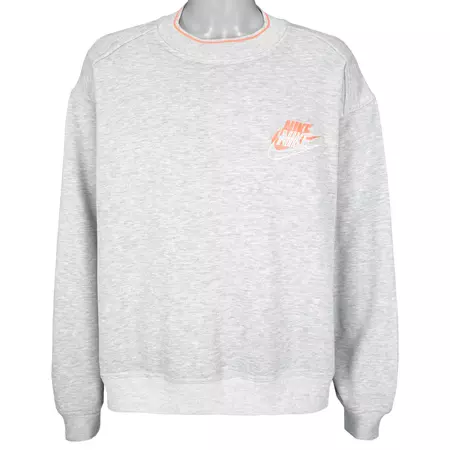 Vintage Nike - Grey Tag Classic Crew Neck Sweatshirt 1990s 2X-Large – Vintage Club Clothing