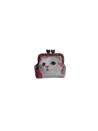 cat coin purse bag