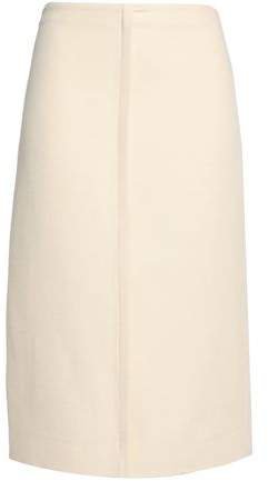 Wool-crepe Skirt