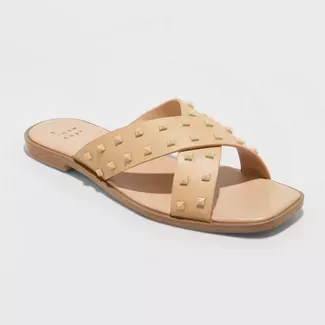 Women's Emmy Studded Crossband Sandals - A New Day™ : Target