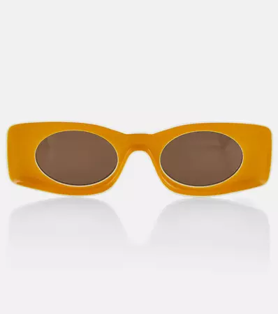 Paulas Ibiza Rectangular Sunglasses in Multicoloured - Loewe | Mytheresa