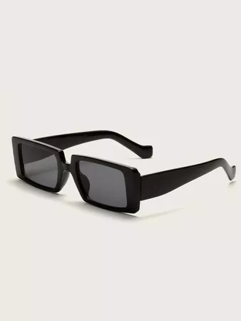 Acrylic Frame Rectangle Sunglasses | SHEIN USA