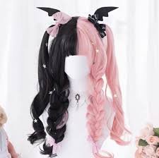 pink and black wig - Google Search