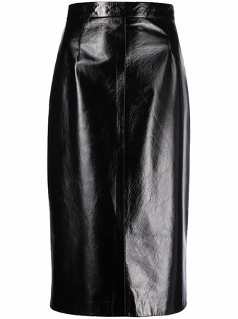 Prada leather pencil skirt - FARFETCH