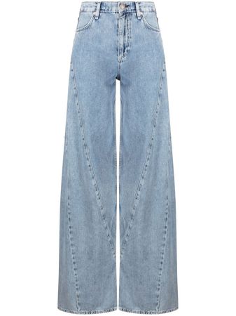Rag & Bone seam-detail wide-leg Jeans - Farfetch