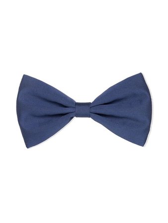 blue bow tie
