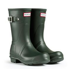 Short Hunter Boots - Green