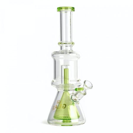 Gear - 11.5" Magnum Dual Perc Beaker Bong - Lime Green | The Hunny Pot Cannabis Co. (495 Welland Ave, St. Catherines) St. Catharines ON | Dutchie