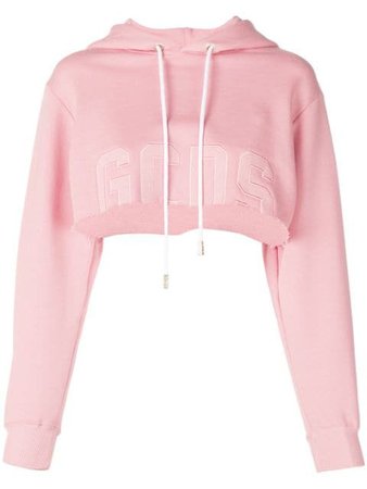 Gcds cropped logo hoodie $208 - Shop SS19 Online - Fast Delivery, Price