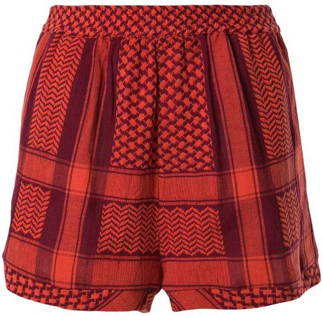 Cecilie Copenhagen high-waist patterned shorts