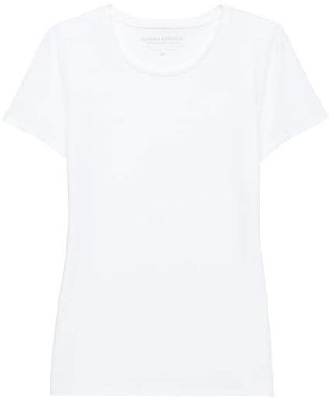 Stretch Cotton-Modal Fitted Crew-Neck T-Shirt