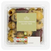 Morrisons: Morrisons Mediterranean Olive Trio 150g(Product Information)