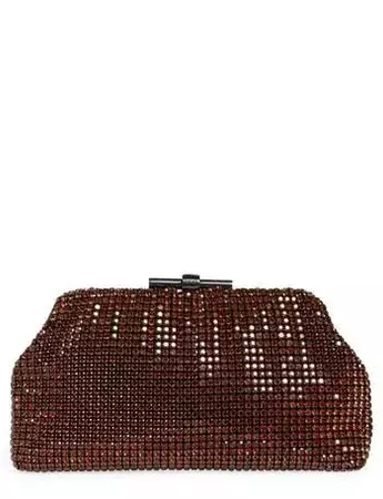 brown crystal clutch - Google Search