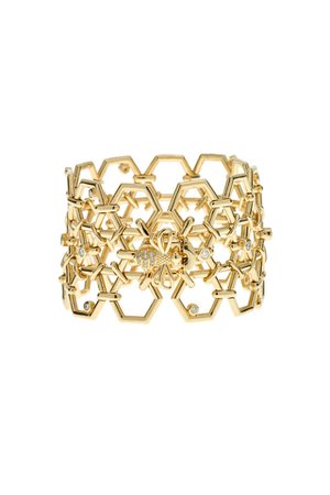 Temple St. Clair - 18K Yellow Gold Beehive Link Bracelet | Mitchell Stores