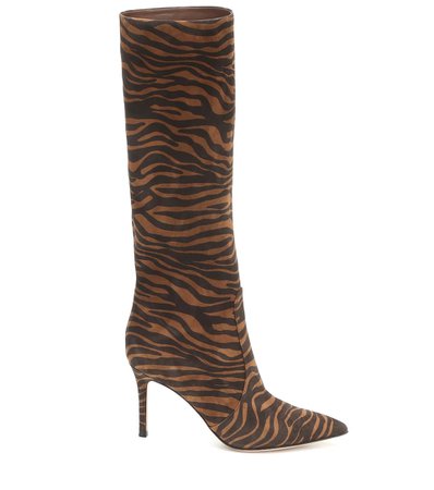 Exclusive To Mytheresa – Zebra-Print Suede Boots | Gianvito Rossi - Mytheresa