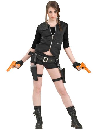 Women's Thigh Holster and Toy Guns Set | COSTUME ACCESSORIES