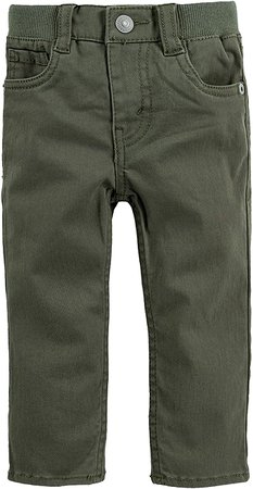 Amazon.com: Levi's Baby Boys Skinny Fit Pants, Kalamata, 9M: Clothing