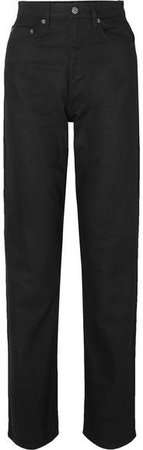 Playback Grease High-rise Straight-leg Jeans - Black