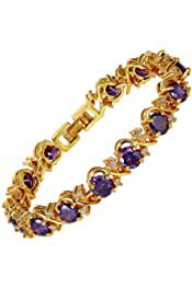 Amazon.com : purple gold bracelet