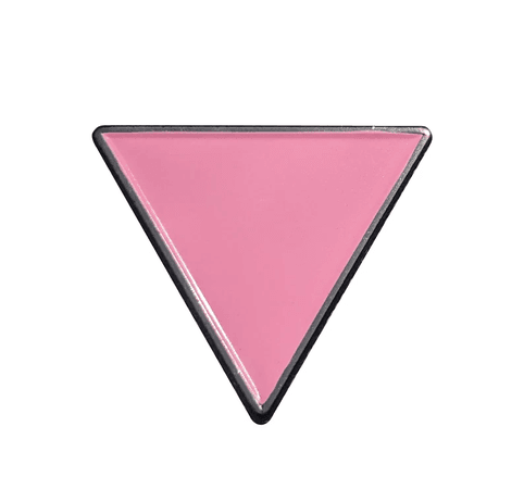 Pink Triangle - Gay and Lesbian LGBTQ Support Pride Symbol Enamel Pin Lapel Pin