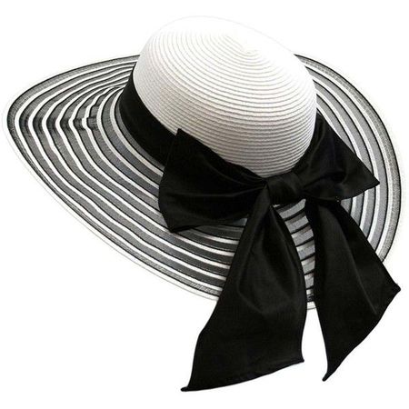 floppy hat with bow