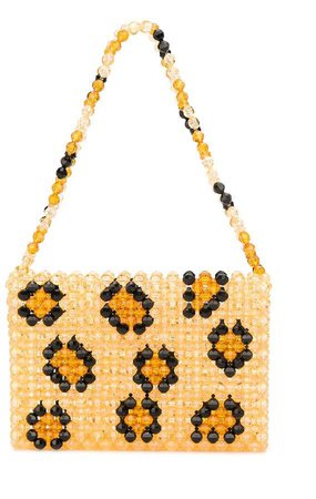 leopard embellished tote bag