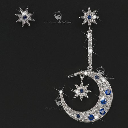 Moon & Star Earrings #1