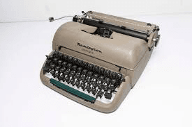 50s vintage typewriter