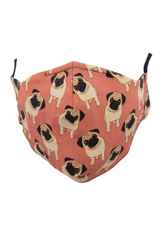 Pugs Face Mask for Adults | Cloth Mask With Cute Dogs - Cute But Crazy Socks