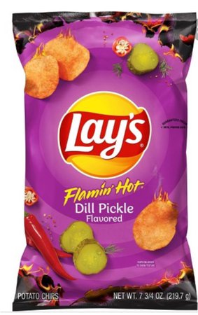 lays flamin hot dill pickles chips