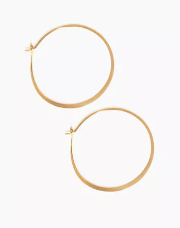 Melissa Joy Manning® 14k Gold 1.5" Round Hoop Earrings