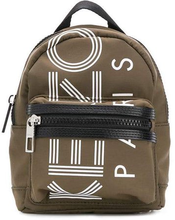 logo print mini backpack