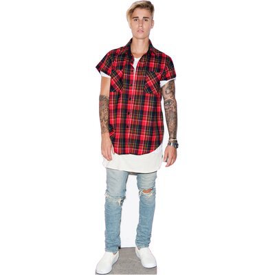 Star Cutouts Justin Bieber Cardboard Standup | Wayfair