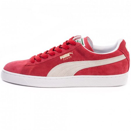 Puma Suede Classic Unisex Trainers in Red White