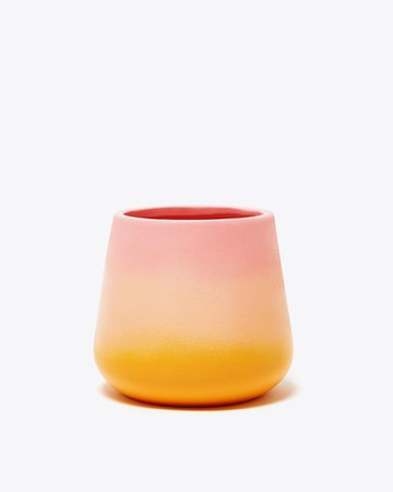 Large Gradient Planter - Pink/Peach/Yellow by Kailo Chic - planter - ban.do