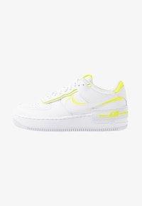 Nike Sportswear AIR FORCE 1 SHADOW - Baskets basses - white/lemon - ZALANDO.FR