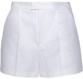 Lace-up Stretch-cotton Shorts